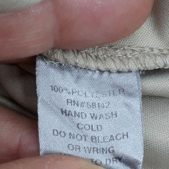 Muse Bandage Bodycon Textured Striped Watercolor Long‎ Sleeve Dress Sz 14 - Picture 9 of 11